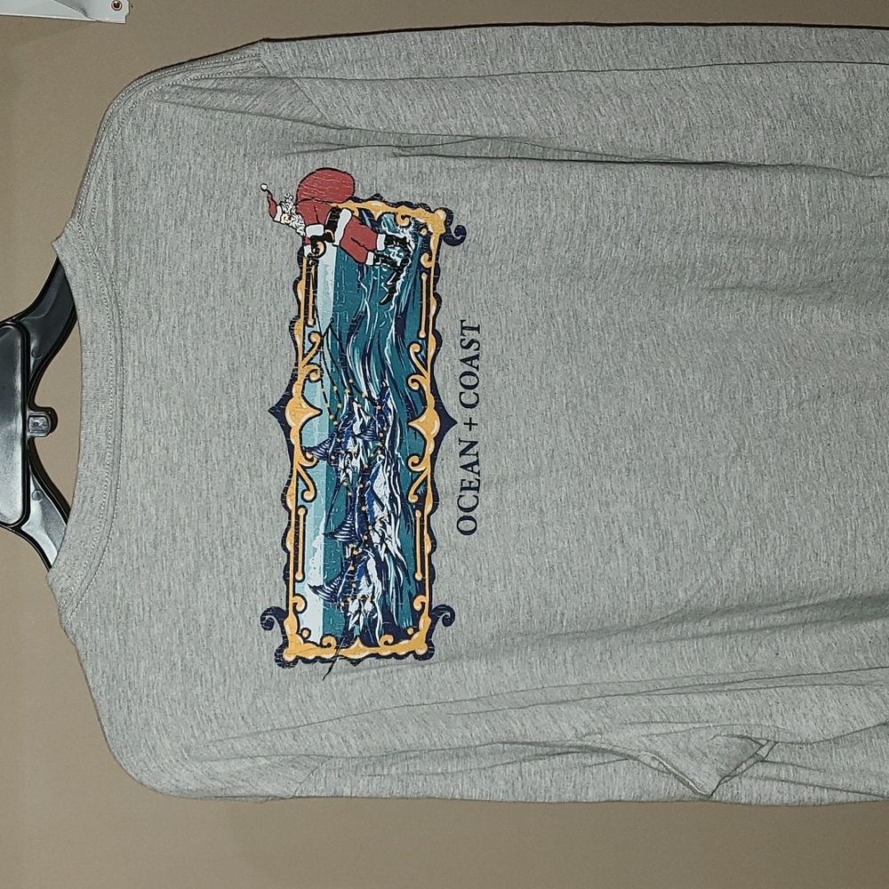 Men's Ocean + Coast Long Sleeve T-Shirt, Size XL